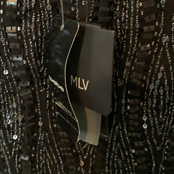 BEBE / MLV Tyler Wedding Guest Dress / Sequin - Picture 4 of 6